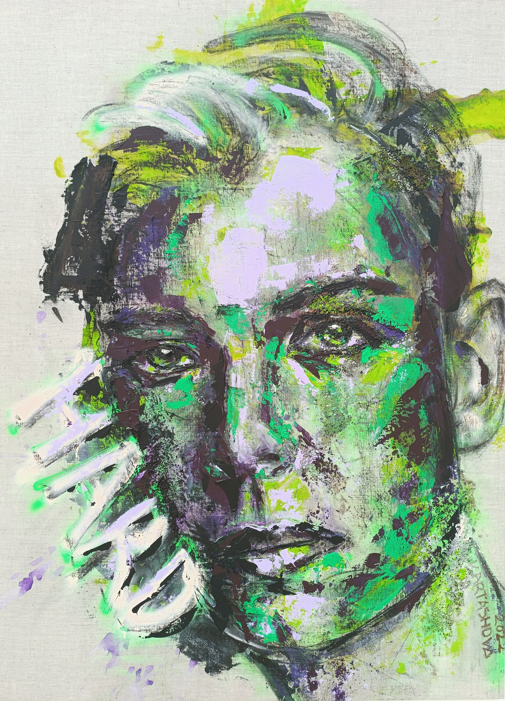 111_1F_Viktoriia Kartashova, No more pain, canvas, 150x110 cm, 2021
AVAILABLE