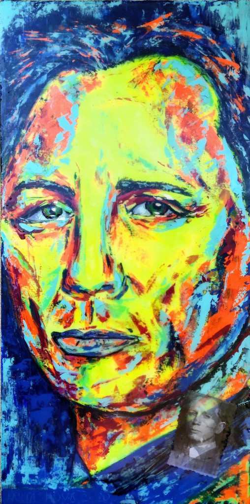 91_Daniel Creig. James Bond. Agent 007, canvas, wood, mix media, epoxy resin, 124x62 cm, 2020
AVAILABLE