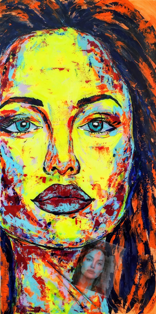 86_Angelina Jolie.Intelligent, canvas, wood, mix media, epoxy resin, 124x62 cm, 2020
AVAILABLE