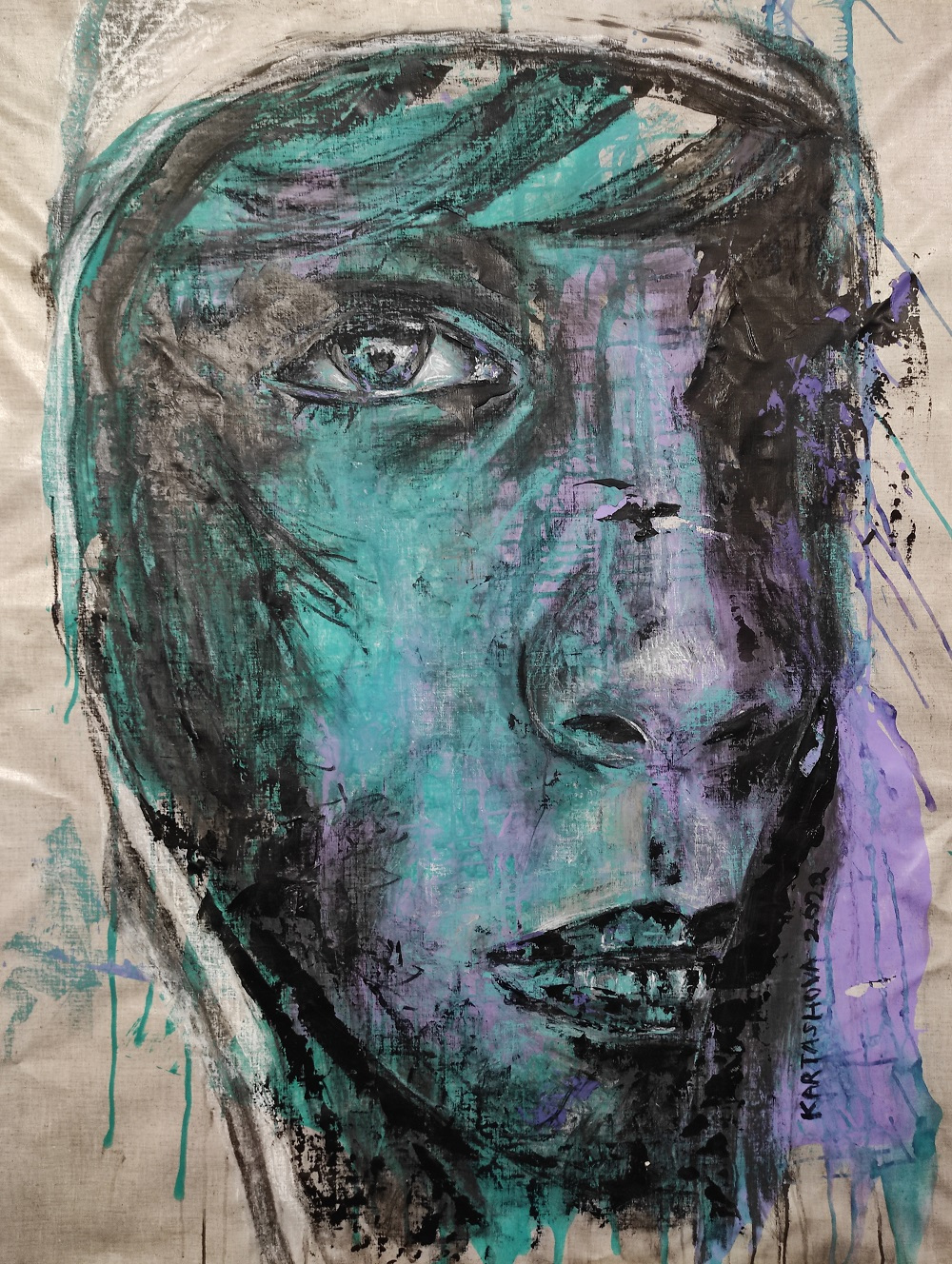 107_1F_Viktoriia Kartashova, No more lie, canvas, 150x110 cm, 2021
AVAILABLE