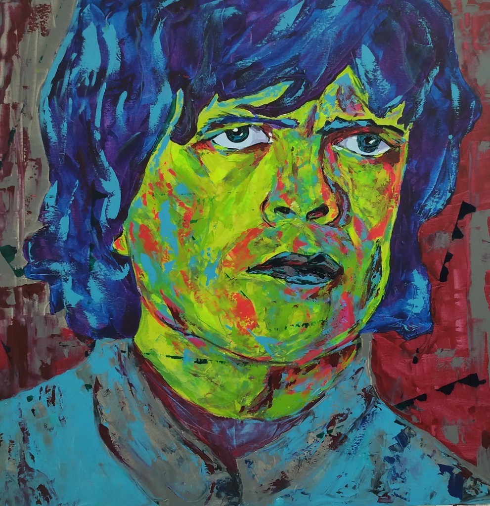 74_Tyrion Lannister.Game og Thrones, acrylic,
canvas, 100 x 100, 2019
AVAILABLE