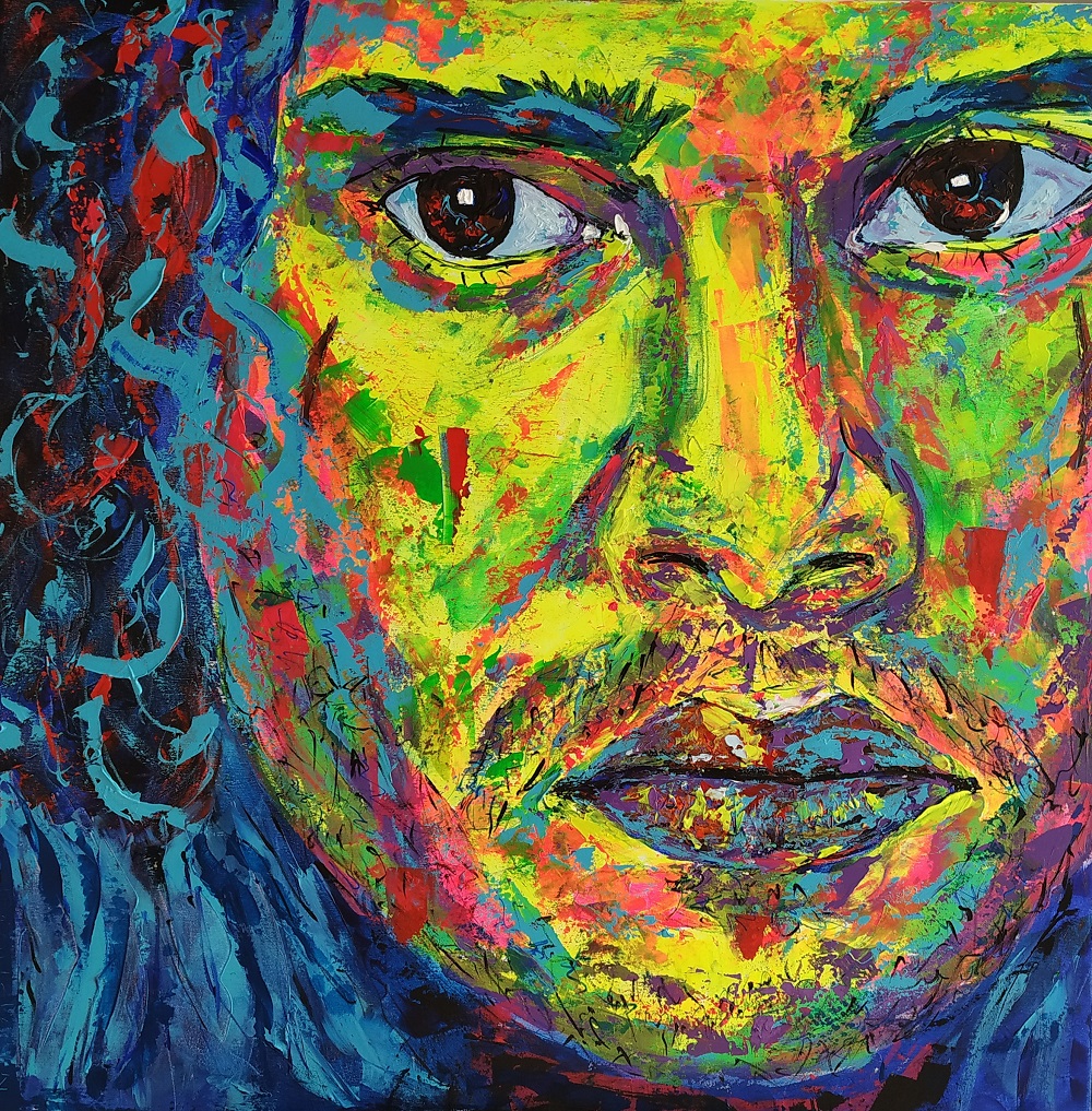 69_Jon Snow.White wolf, acrylic, canvas, 100 x 100, 2019
AVAILABLE